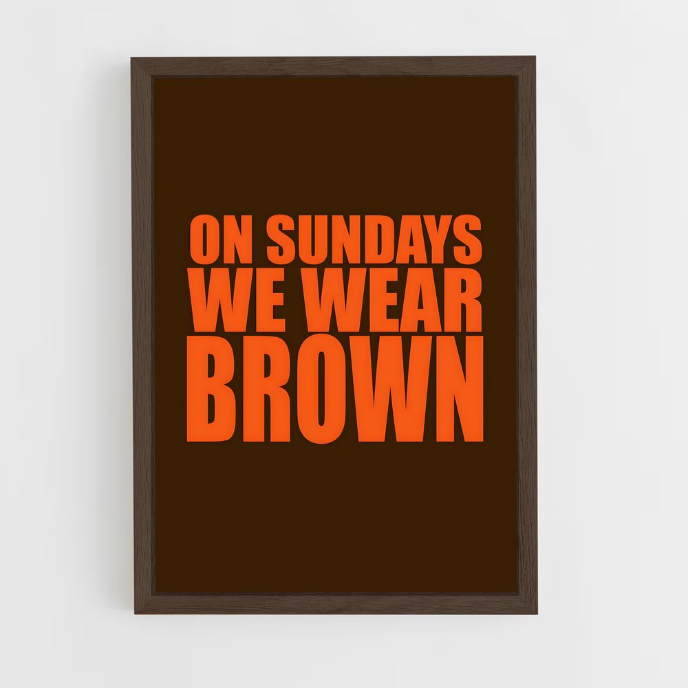 Poster Sundays in Brown (vue 5)